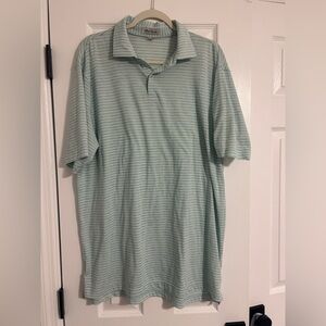 Peter Millar Men’s Polo | Striped Golf Shirt | Classic Fit | Short Sleev